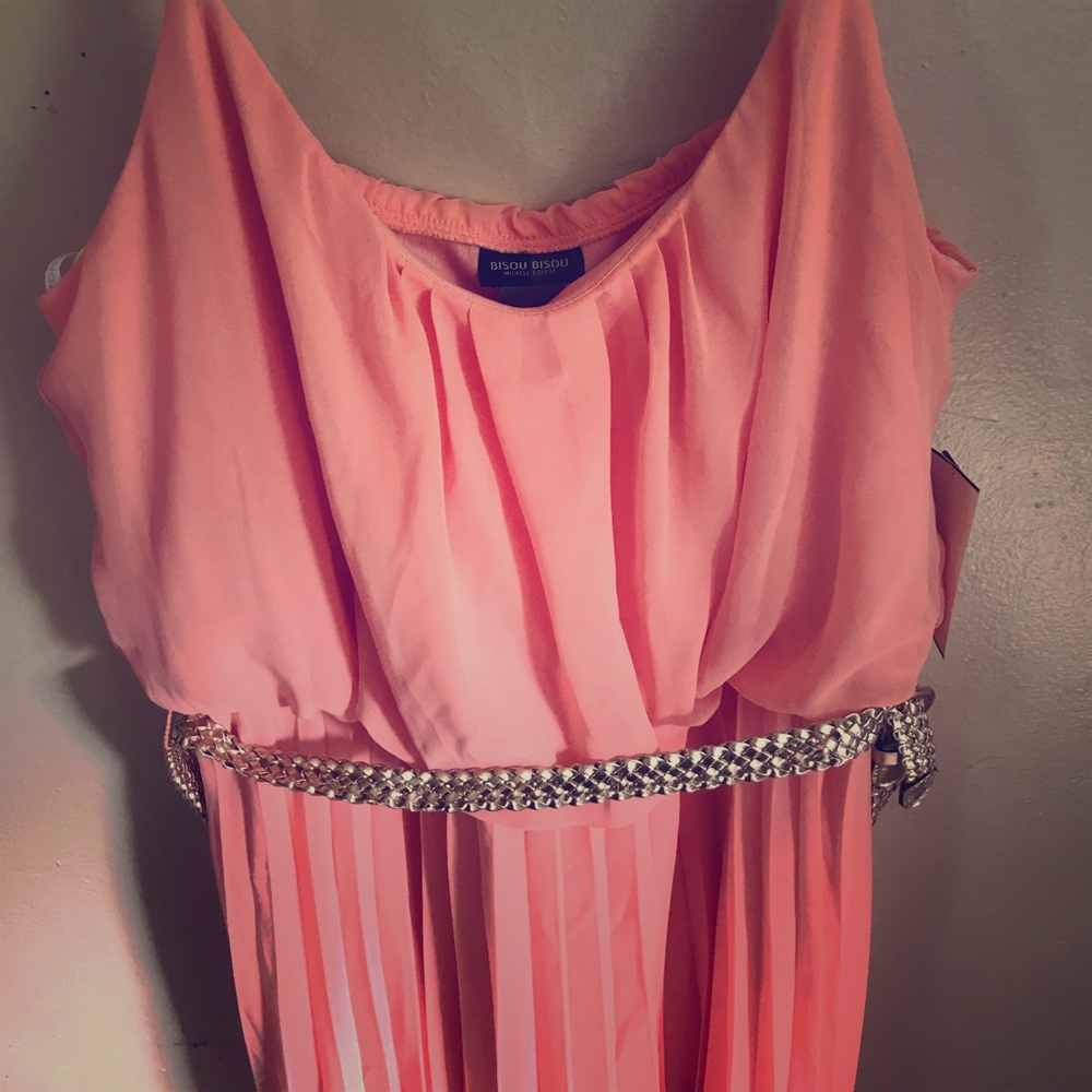 Pleated Maxi Dress